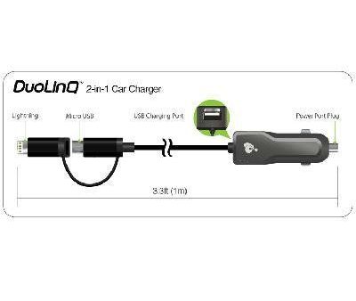 DuoLinq 2 in 1 Car Charger Discount