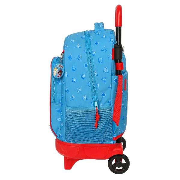 Cartable à roulettes SuperThings Rescue force 33 x 45 x 22 cm Bleu For Sale