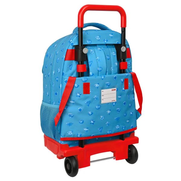 Cartable à roulettes SuperThings Rescue force 33 x 45 x 22 cm Bleu For Sale