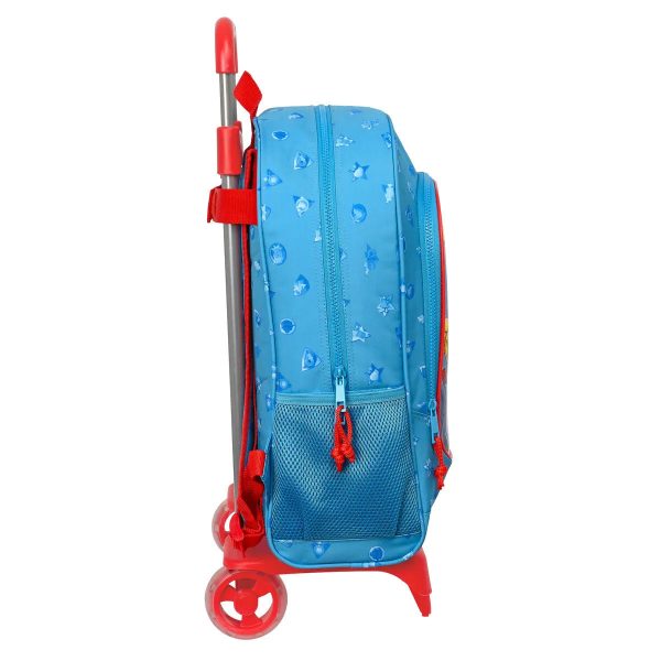 Cartable à roulettes SuperThings Rescue force 32 x 42 x 14 cm Bleu on Sale