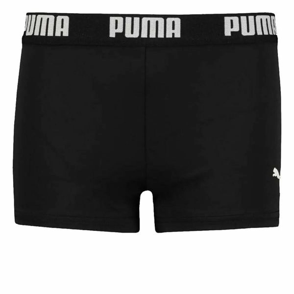 Boxer de Bain pour Enfants Puma Swim Logo Noir Online now