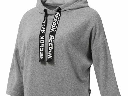 Sweat à capuche femme Reebok Wor Gris foncé Online Hot Sale