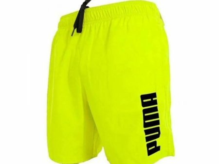 Maillot de bain homme Puma Swim Mid Jaune Fashion