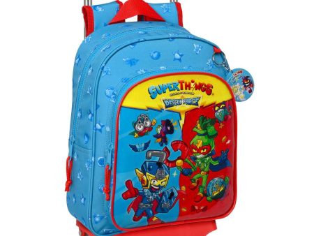 Cartable à roulettes SuperThings Rescue force 27 x 33 x 10 cm Bleu Supply