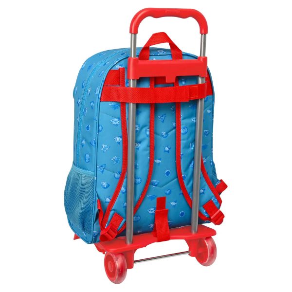 Cartable à roulettes SuperThings Rescue force 32 x 42 x 14 cm Bleu on Sale