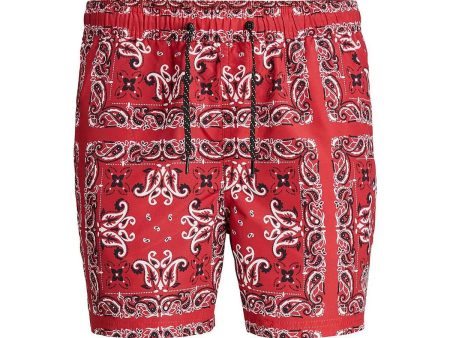 Maillot de bain enfant Jack & Jones  BANDANA 12227731 Rouge on Sale