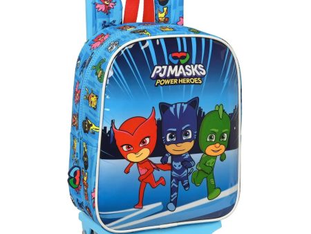 Cartable à roulettes PJ Masks Bleu 22 x 27 x 10 cm Online Sale