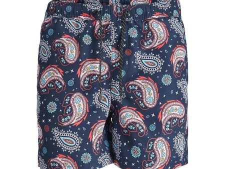 Maillot de bain enfant Jack & Jones  PAISLEY 12234512 Blue marine Online