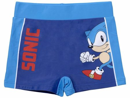 Boxer de Bain pour Enfants Sonic Bleu Online Sale