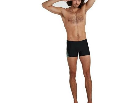 Maillot de bain homme Speedo Allover V-Cut Aquashort Noir For Cheap