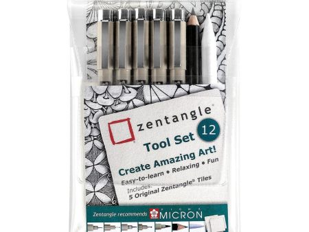 Kit de Dessin Talens Sakura Zentangle (12 Pièces) Supply