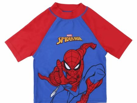 T-Shirt de Bain Spiderman Bleu foncé Online