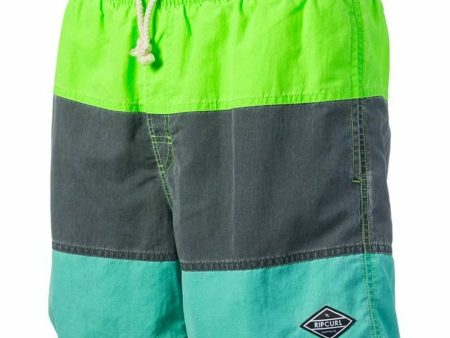 Maillot de bain homme Rip Curl Volley Aggrosection 16 Boards  Vert citron For Cheap